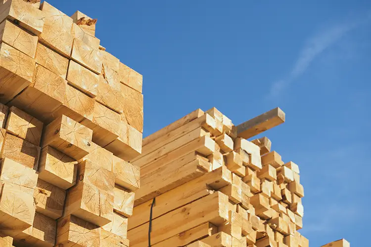 stack of lumber